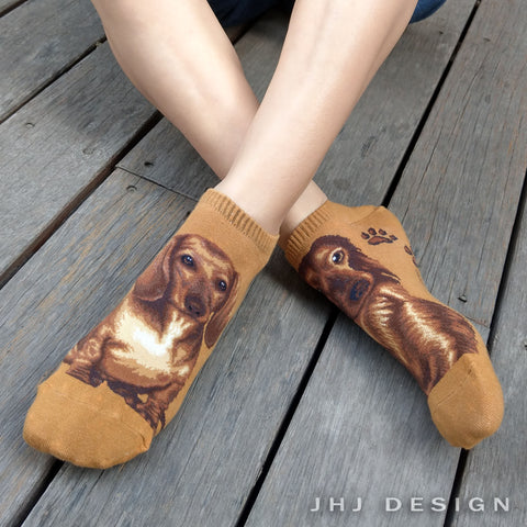 Dogs Ankles - Dachshund Brown