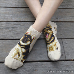 Dogs Ankles - German Shepherd Taupe