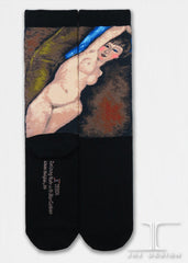 Masterpiece - Reclining Nude with Blue Cushion